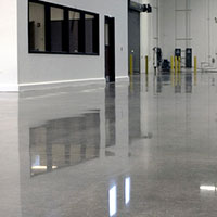 Polished concrete installed by Centimark in Canada
