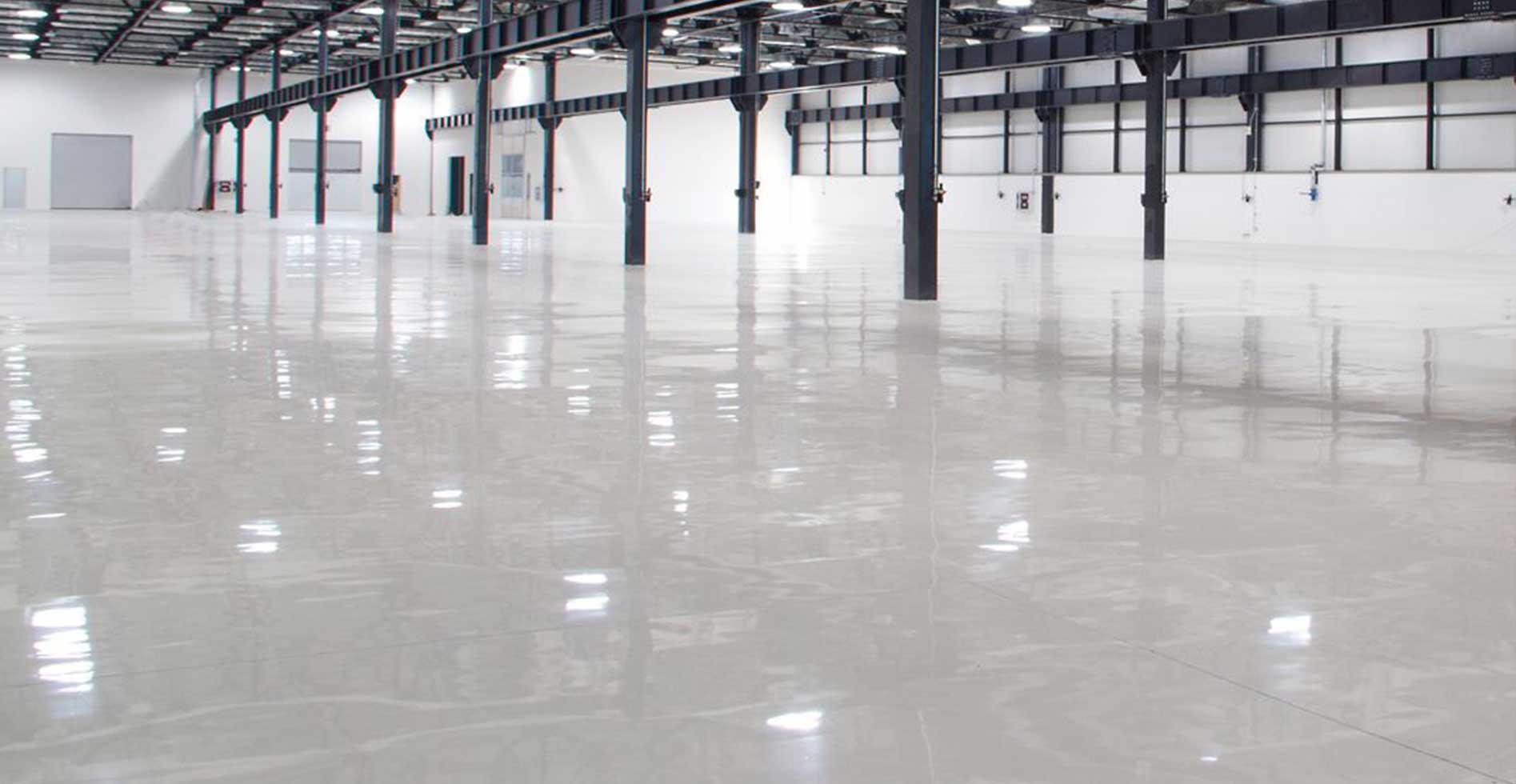floor coatings in a commercial space